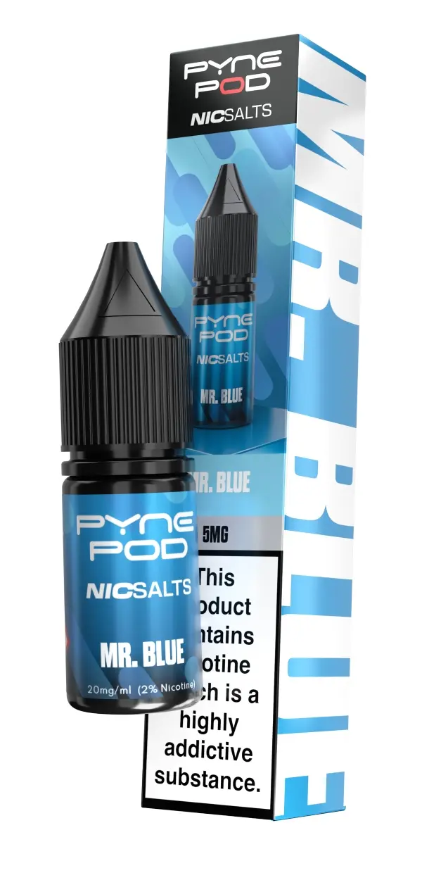 Mr Blue Nic Salt E-Liquid by Pyne Pod 10ml